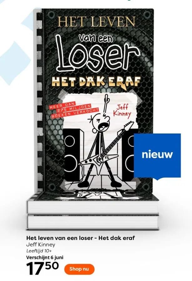 Het leven van een loser. Het dak eraf - Jeff Kinney De Fontein Jeugd