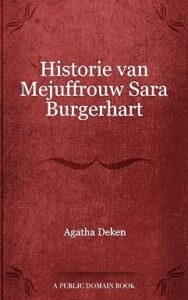 Omslag van Historie van Mejuffrouw Sara Burgerhart