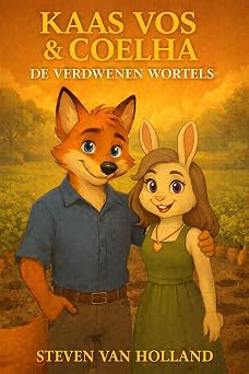 Omslag van Kaas Vos & Coelha – De verdwenen wortels – Steven van Holland